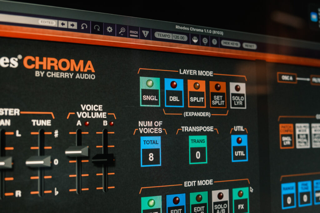 Detailed Rhodes Chroma Features