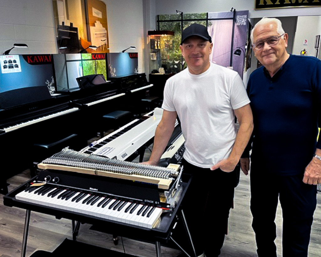 Roger Garvin (right) with the new Rhodes Stage 61 / Image credit: Roger Garvin